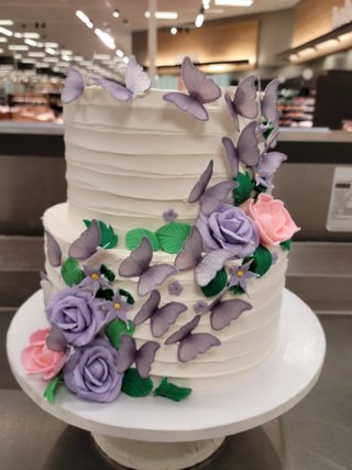 2 tiers butter fly