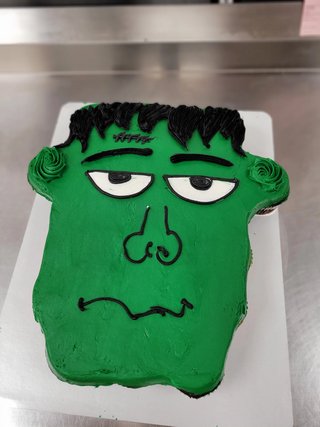Frankenstein cupcake