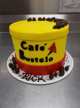 Bustelo cafe cake