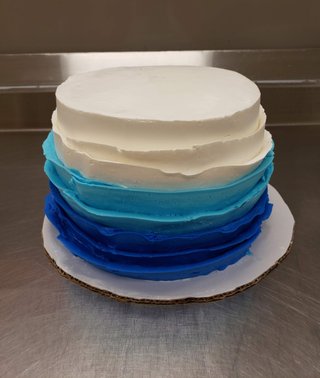 Ocean wave 2 layer cake